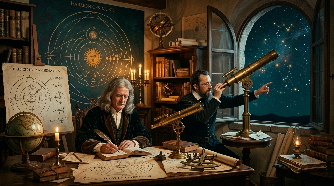 Thème Grands Scientifiques : Newton, Kepler et les pionniers de la science